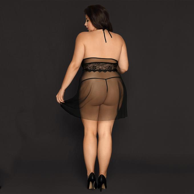 Neue Spitze-Pyjama-sexy Wäsche-Frauen ′ S großer Leepcoat Schlafenrock