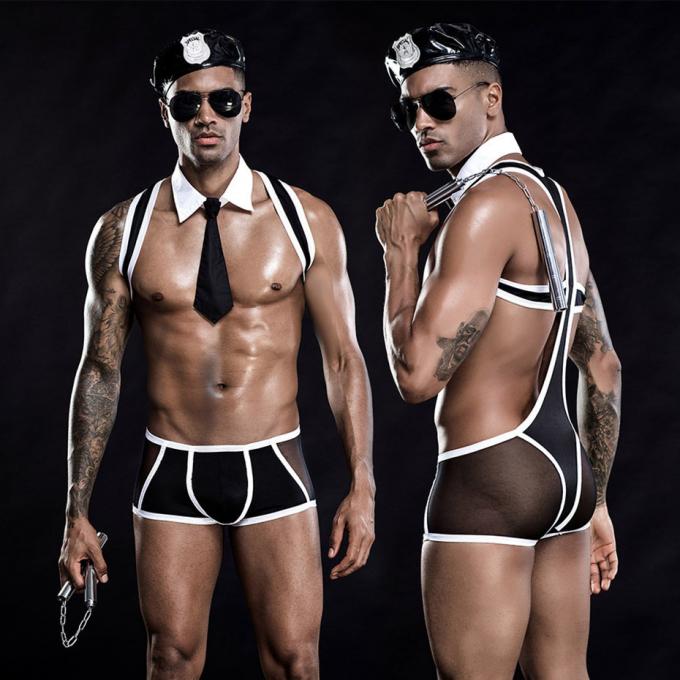 Heiße Liebhaber-Männer ′ s verlockende Wäsche-Fantasie-sexy Doktor Erotic Costumes für Mann mit allen Zusätzen 9813