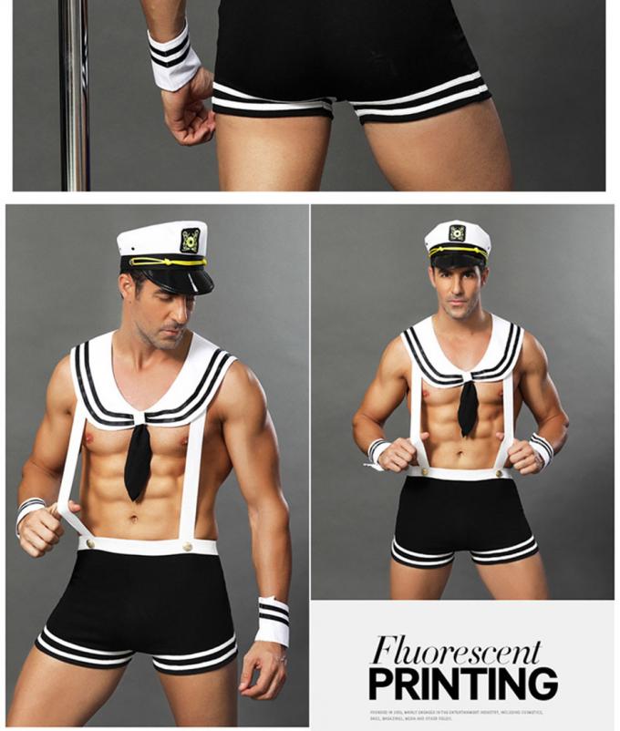 Sexy Männer ′ s Seemann Uniform Cosplay Lingerie, das für Sex-Rollen-Spiel eingestellt wird, entspricht Nachtsleepwear