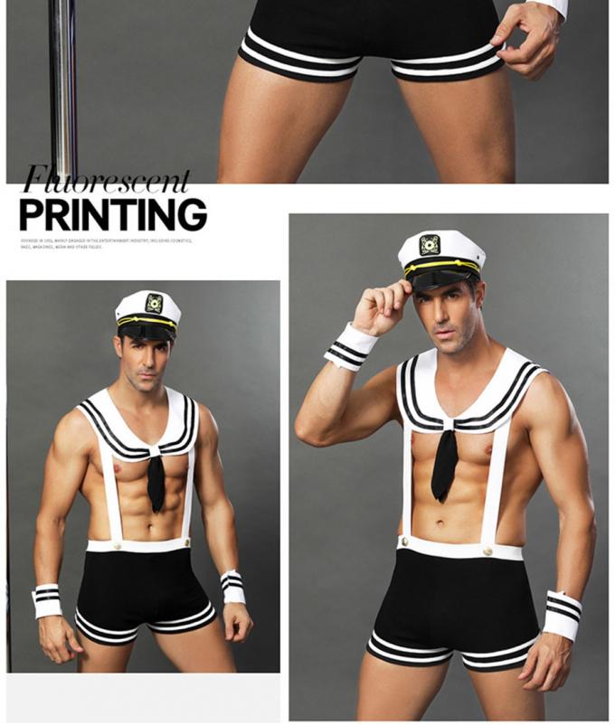 Sexy Männer ′ s Seemann Uniform Cosplay Lingerie, das für Sex-Rollen-Spiel eingestellt wird, entspricht Nachtsleepwear
