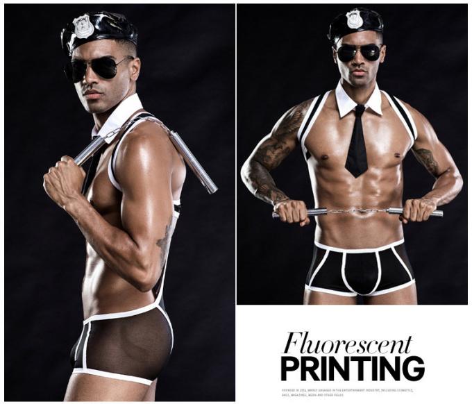 Sexy Männer ′ s einheitliche Wäsche-Satz Cosplay-Bodysuit-Unterwäsche