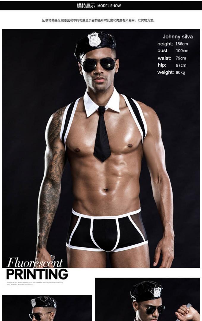 Sexy Männer ′ s einheitliche Wäsche-Satz Cosplay-Bodysuit-Unterwäsche