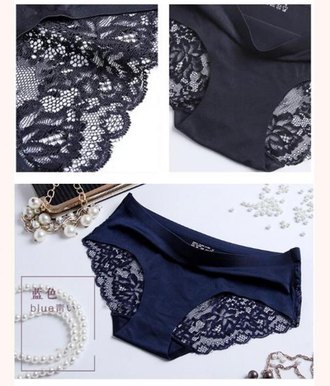 Hanf-Spitze-Damen-Unterwäsche-Schlüpfer-sexy nahtlose gestrickte Eis-Seide 3