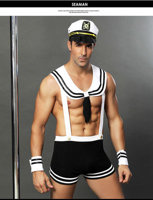 XXL-Männer sexy Seemann Uniform Cosplay die Wäsche-der Taillen-82cm des Fehlschlag-87cm
