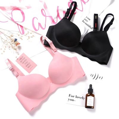 Antibakterielle sexy Frauen-BH-nahtloser drahtloser BH 38B 38C drücken hoch