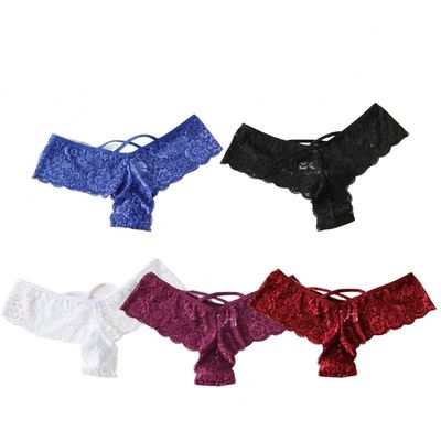 Schwarze Nylonknickerbocker der G-Schnur-4XL 5XL schnüren sich sexy Frauen-Unterwäsche-Knickerbocker