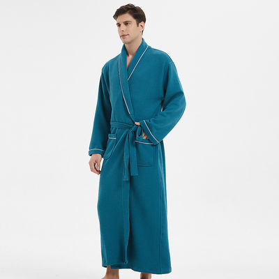 Plus der Sleepwear-feste Baumwollgewebe-warme Pyjamas Loungewear-Männer für Männer