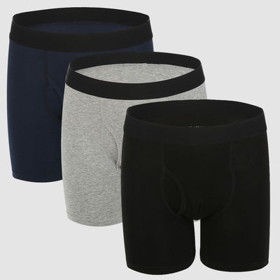 Bambusfaser-Baumwollespandex-Boxer unterweist der kurzen Hosen Unterwäsche des Mann-Rayon-XS-2XL
