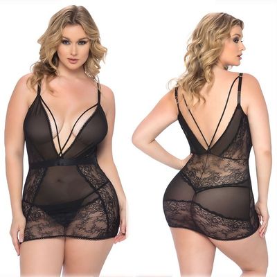 Sexy Spitze-Frauen-Pyjamas Sleepwear
