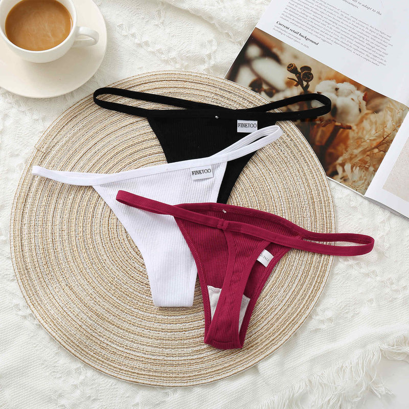 Breathable sexy Baumwollunterwäsche 50kg 60kg sexy T keucht Frauen-Dame Thongs
