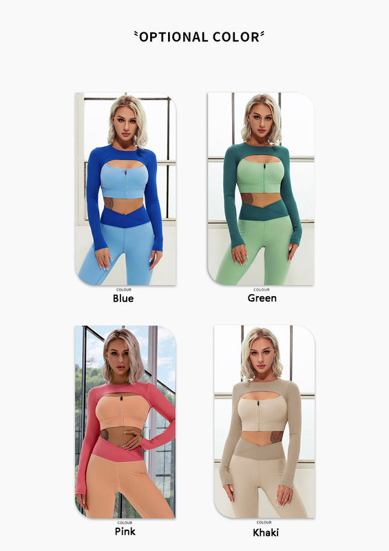 Polyester-Eignungs-Turnhallen-Yoga kleidet das Trainings-Gamaschen Activewear der Frauen geernteten