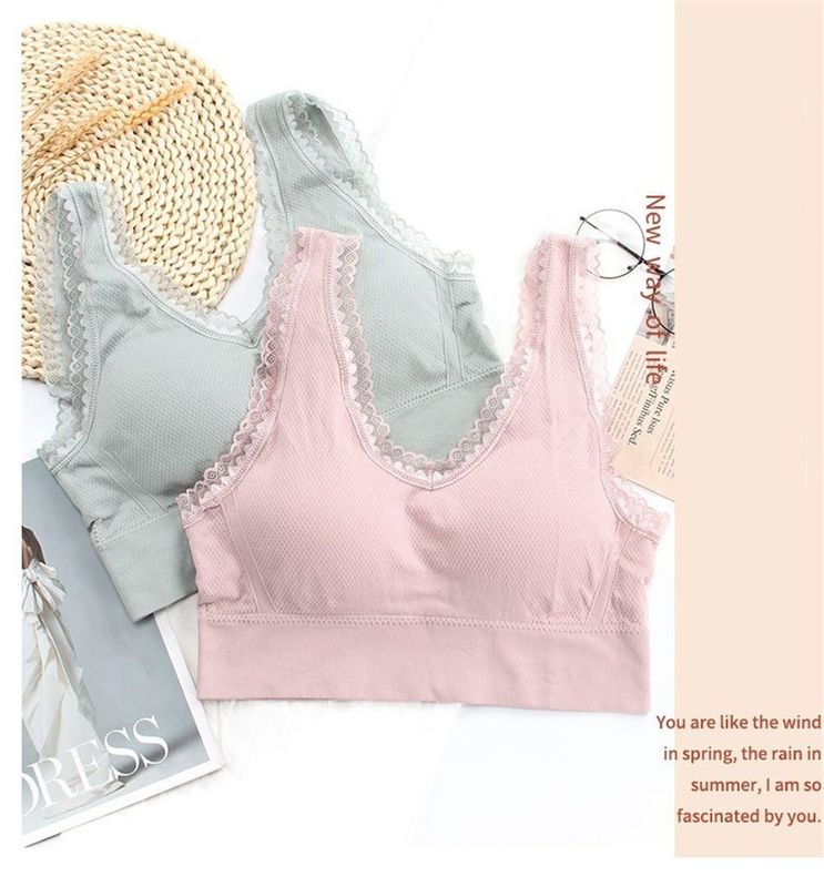 große Damen-NylonbH-nahtloser Baumwollspitze-Schlüpfer 85D 75B 80A mit Blumen