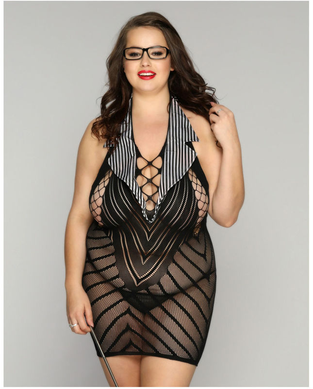 Taille Lehrer-School 95cm schnürt sich sexy Cosplay-Wäsche M-XXL einteiligen Bodysuit