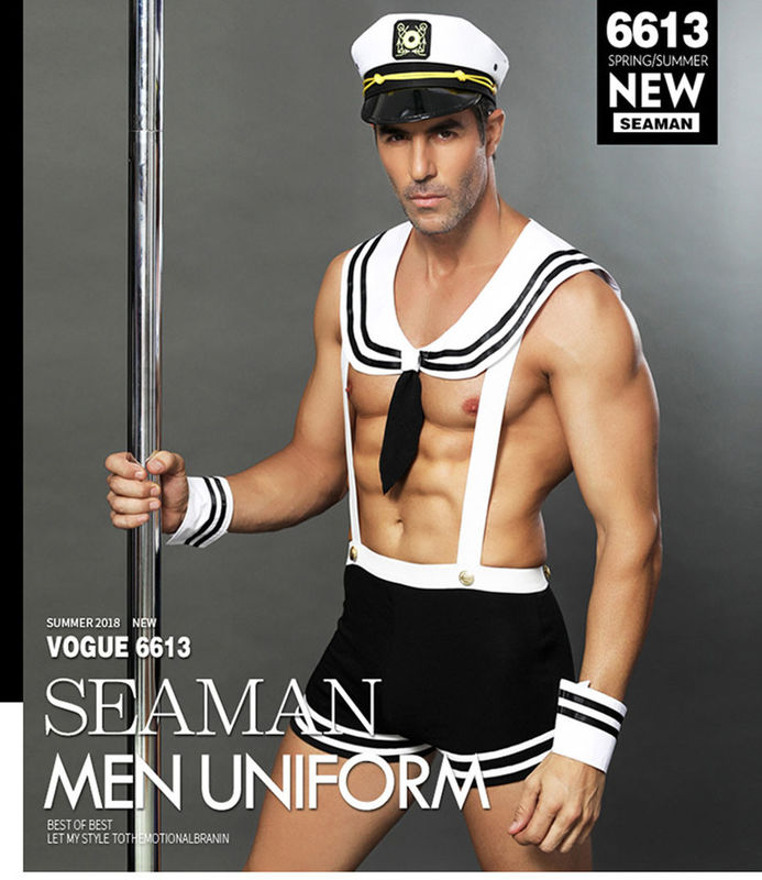 Der Körper-Klagen-Polyester-sexy verlockender Wäsche-Doktor Costumes der verlockenden Männer sexy