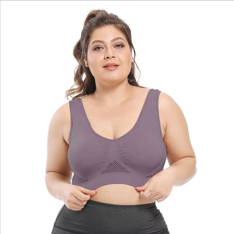 Yoga trägt große Baumwollspitze-Unterwäsche der Damen-BH-44C 44D 3XL 4XL zur Schau