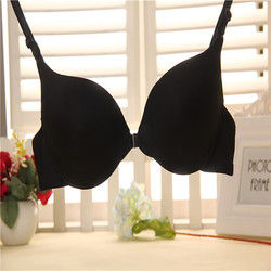 Nylonfrauen-BH-Ebene der baumwolle32a 38A sexy färbte Front Closure Bra Full Cup