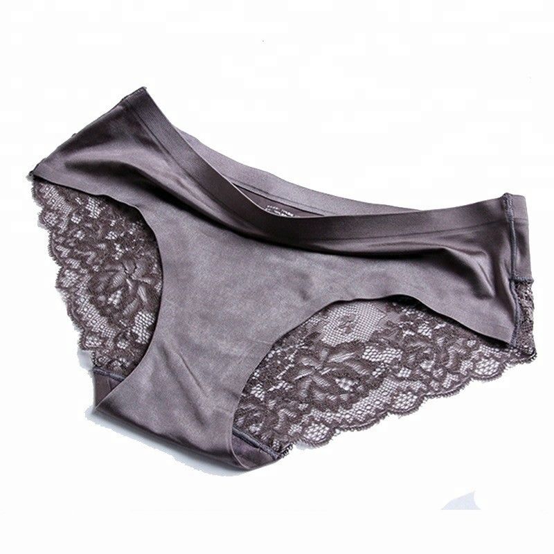 Hanf-Spitze-Damen-Unterwäsche-Schlüpfer-sexy nahtlose gestrickte Eis-Seide