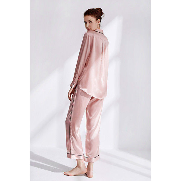 Der Breathable Frauen seidige die Pyjamas Länge des Sleepwear-Damen-Seiden-Nachtzeug-70cm