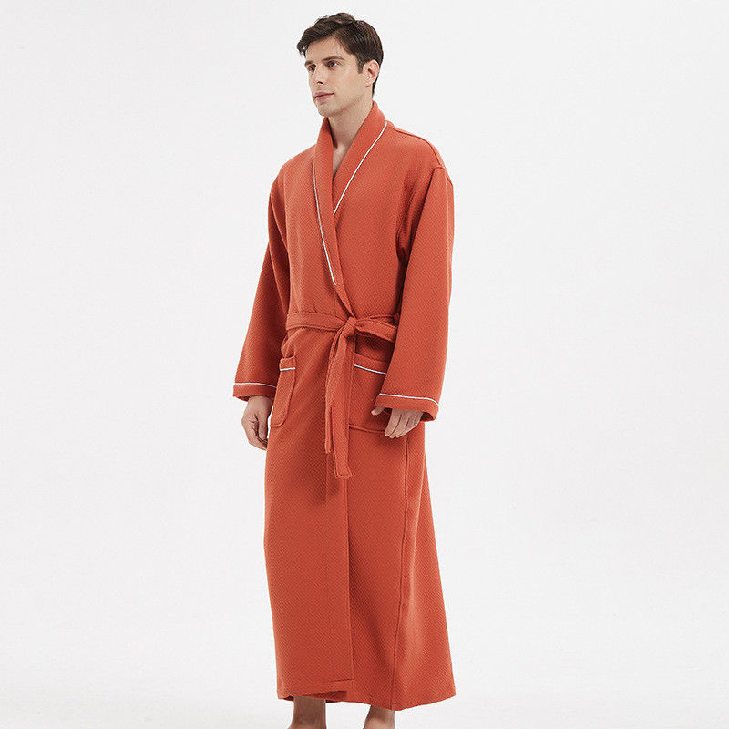 Plus der Sleepwear-feste Baumwollgewebe-warme Pyjamas Loungewear-Männer für Männer