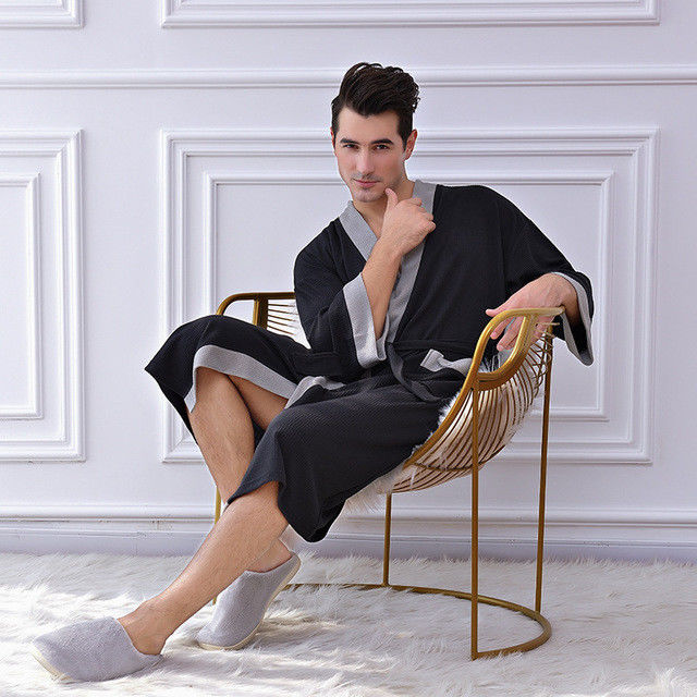 Der Pyjama-Hosen-Polyester der Männer der Bademantel-Männer des Sleepwear-XL Xxl warmer