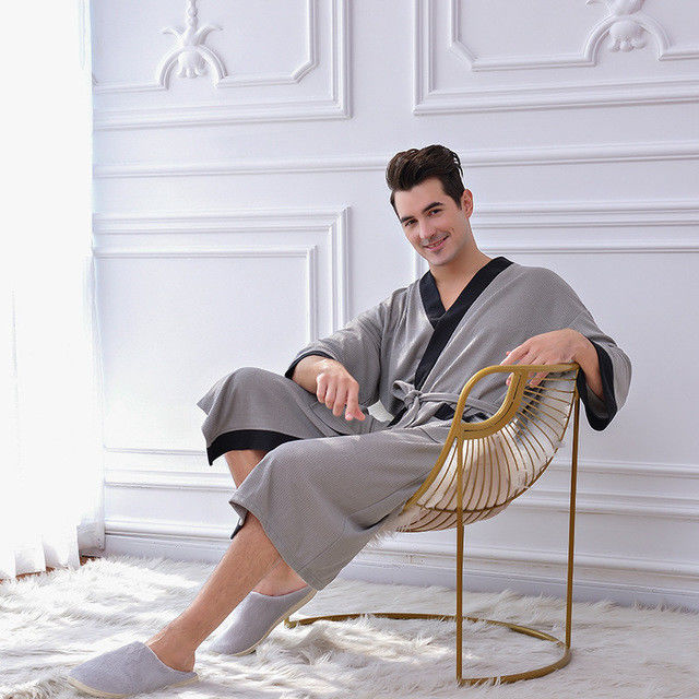 Der Pyjama-Hosen-Polyester der Männer der Bademantel-Männer des Sleepwear-XL Xxl warmer