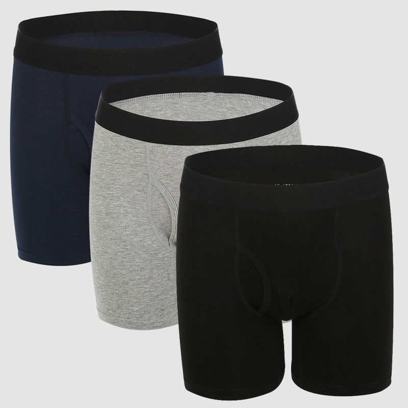 Bambusfaser-Baumwollespandex-Boxer unterweist der kurzen Hosen Unterwäsche des Mann-Rayon-XS-2XL