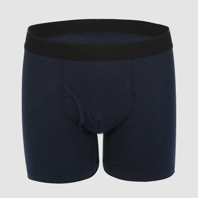 Bambusfaser-Baumwollespandex-Boxer unterweist der kurzen Hosen Unterwäsche des Mann-Rayon-XS-2XL
