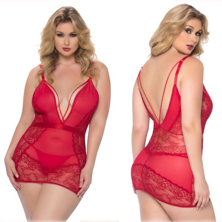 Sexy Spitze-Frauen-Pyjamas Sleepwear