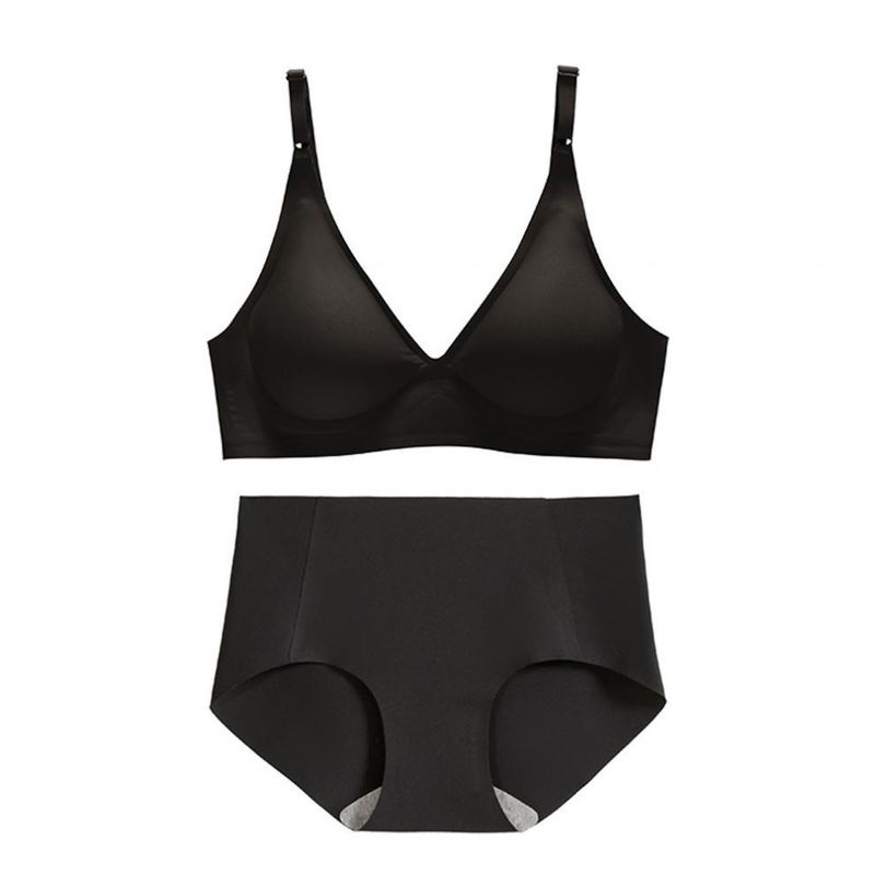 Gesponnener nahtloser V-Ausschnitt Bralette Racerback versah 3/4 Schale hochdrücken BH mit Rippen
