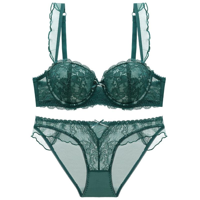füllten weiße ultra dünne Damen Underwired 80B 85C 90B 90C Transparent-BH-XXXL nicht BH auf
